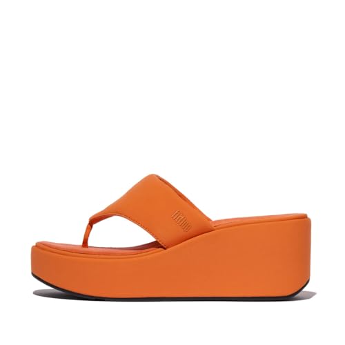 Fitflop Damen Platfforms Wedge Toe-Post Sandals Keilsandale, Satsuma, 41 EU von Fitflop