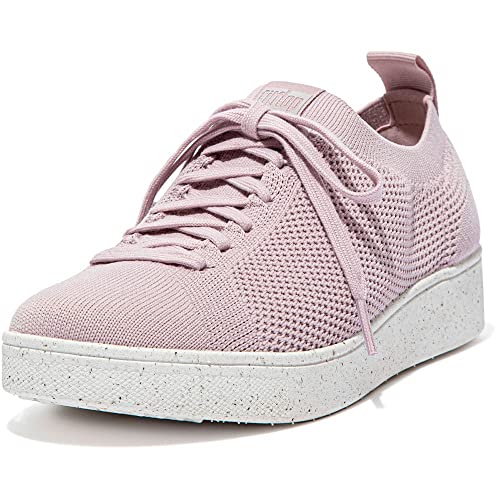 Fitflop Damen Rally E01 Multi-Knit Trainers Sneaker, Soft Lilac, 40 EU Weit von Fitflop
