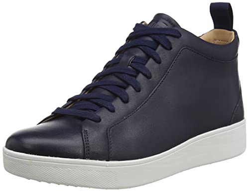 Fitflop Damen Rally EK8 High Top Leather Sneaker, Midnight Navy (Marineblau), 36 EU von Fitflop