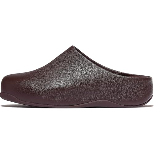 Fitflop Damen Shuv Tumbled-Leather Clogs Holzschuh, Schokoladenbraun, 40 EU Fitflop Damen Shuv Tumbled-Leather Clogs Holzschuh, Schokoladenbraun, 40 EU von Fitflop