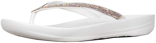 Fitflop Damen Sparkle Classic Iqushion Ergonomische Sandalen, Urban White, 38 EU von Fitflop