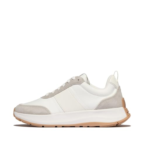 Fitflop Damen-Sportschuhe E1Y F-Mode Flow, Weißgrau, 40 EU von Fitflop