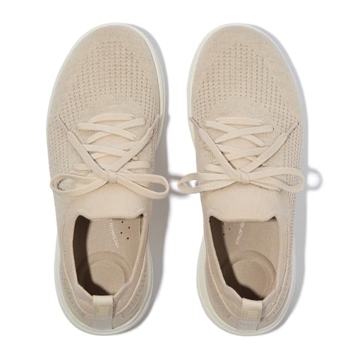 Fitflop Damen Super-q Knit Slip-on Laced Sneakers Sneaker, Black Silvereen, 39 EU Fitflop Damen Super-q Knit Slip-on Laced Sneakers Sneaker, Black Silvereen, 39 EU von Fitflop