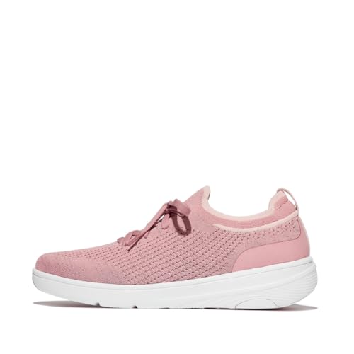 Fitflop Damen Super-q Knit Slip-on Laced Sneakers Sneaker, Soft Blush, 38 EU von Fitflop