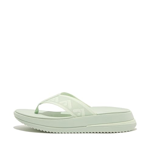 Fitflop Damen Surff Webbing Toe-Post Sandale, Sagebrush, 43 EU von Fitflop