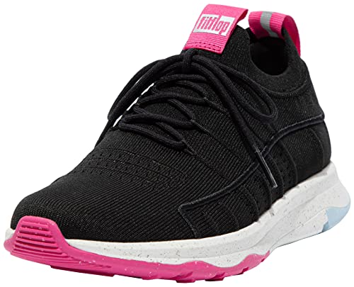 Fitflop Damen Vitamin Ff E01 Knit Sports Crosstrainer, Black Mix, 37 EU von Fitflop