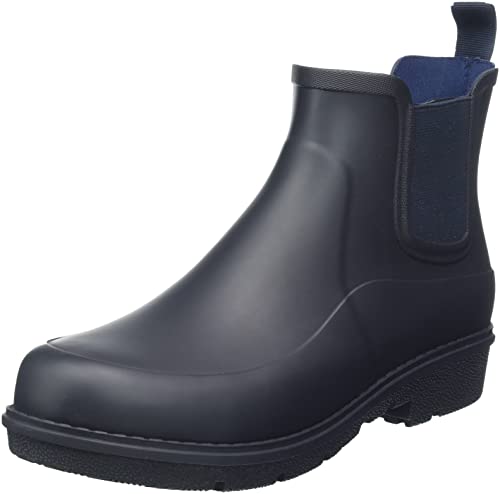 Fitflop Damen WONDERWELLY Chelsea Boots Stiefelette, Midnight Navy, 43 EU von Fitflop