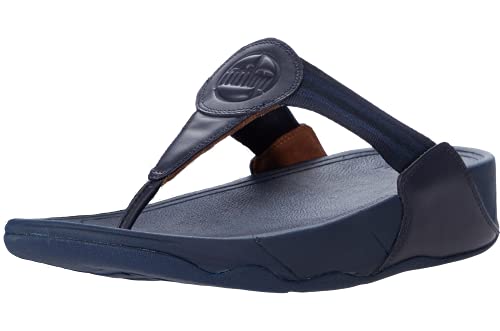 Fitflop Damen Walkstar Keilsandale, Midnight Navy, 37 EU Breit von Fitflop