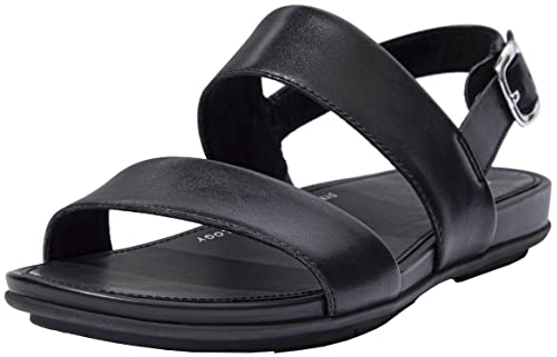 Fitflop Damen graccie Leather Sandale, Schwarz, 41 EU von Fitflop