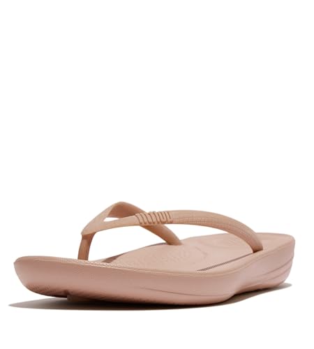 Fitflop Damen iqushion flip Flop solid Flipflop, Beige, 42 EU von Fitflop