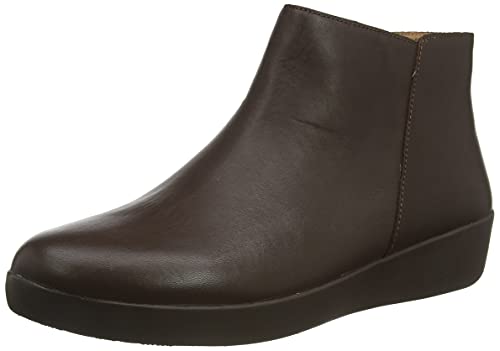 Fitflop Damen sumi Ankle Boot Leather Mode-Stiefel, Schokobraun, 39 EU von Fitflop