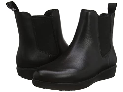 Fitflop Damen sumi Boot Waterproof Leather Chelsea-Stiefel, Schwarz, 36 EU von Fitflop