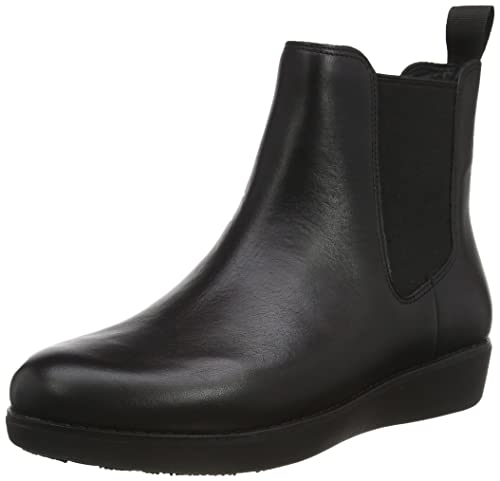 Fitflop Damen sumi Boot Waterproof Leather Chelsea-Stiefel, Schwarz, 36 EU von Fitflop