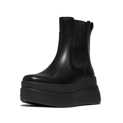 Fitflop F-Mode Stack Leather Chelsea Booties EU 36 Fitflop F-Mode Stack Leather Chelsea Booties EU 36 von Fitflop