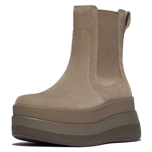 Fitflop F-Mode Stack Suede Chelsea Booties EU 36 von Fitflop