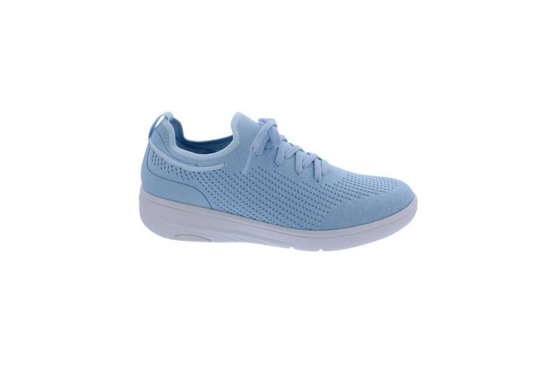 Fitflop FitFlop Super-Q Knit Slip-On Laced Sneaker Sky Blue Schnürschuh von Fitflop