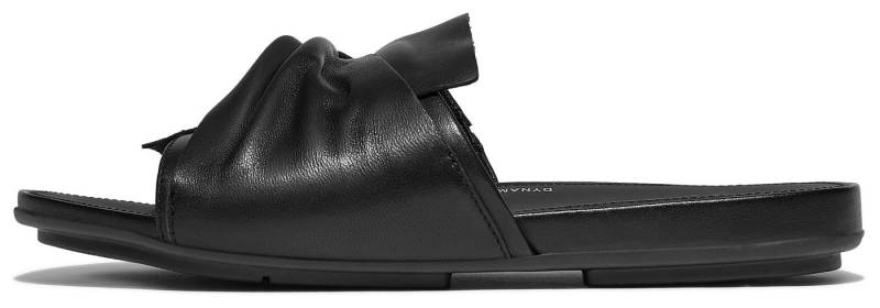 Fitflop GRACIE SOFT-TWIST LEATHER SLIDES Pantolette, Pool Slides, Sandale mit DYNAMICUSH-Technologie von Fitflop