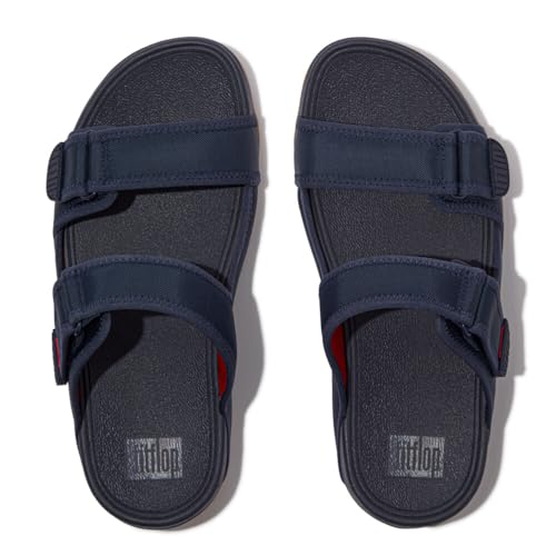 Fitflop Gogh Moc Herren-Slips, verstellbar, wasserabweisend Flipflop, Midnight Navy (Marineblau), 42 EU von Fitflop