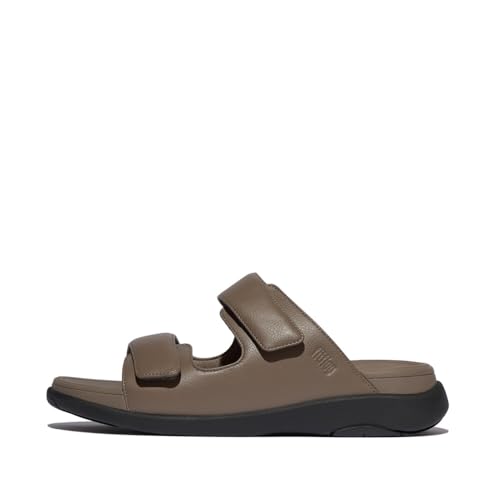 Fitflop Herren F-Mode Go Mens Adjustable Two-bar Slides Sandale, walnuss, 45 EU Fitflop Herren F-Mode Go Mens Adjustable Two-bar Slides Sandale, walnuss, 45 EU von Fitflop