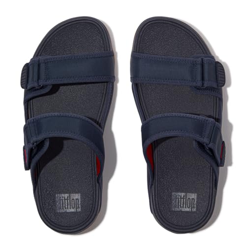 Fitflop Herren Gogh Moc Mens Adjustable Water-Resistant Slides Sandale, blau, 41 EU von Fitflop
