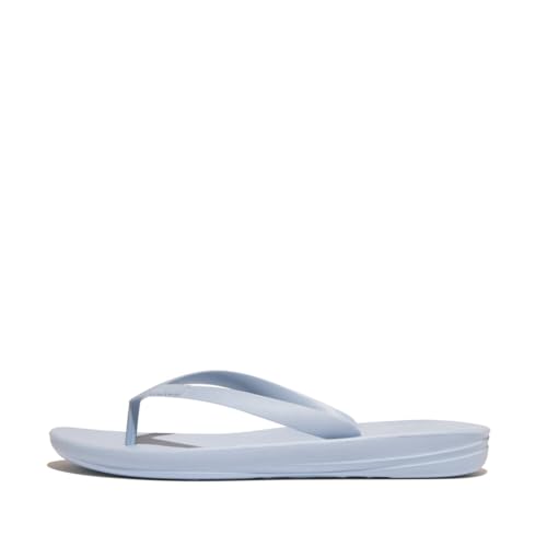 Fitflop Herren IQUSHION Ergonomische Zehentrenner Flipflop, Skywash Blue, 41 EU von Fitflop