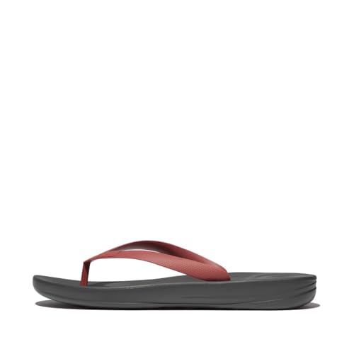 Fitflop Herren Iqushion Ergonomic Flip-Flops Flipflop, Ziegelrot, 47 EU von Fitflop