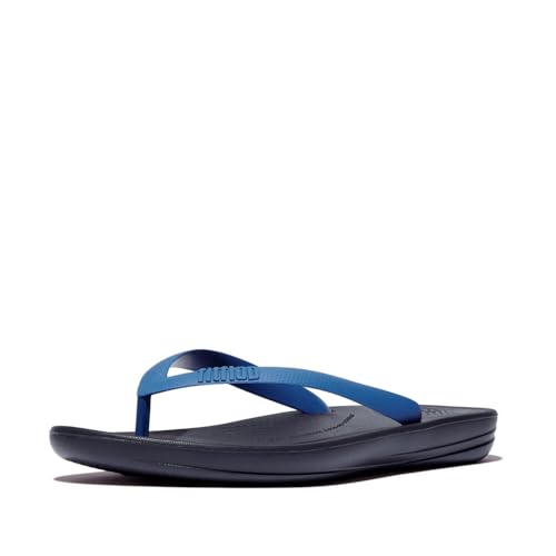 Fitflop Herren Iqushion Ergonomic Flip-Flops Flipflop, blau, 44 EU von Fitflop