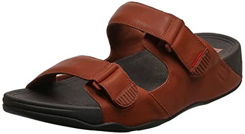 Fitflop Herren L05-gogh Moc Slide, Leather Sandale, Braun, 46 EU von Fitflop