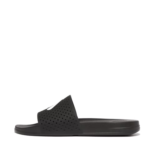 Fitflop Herren iQUSHION Mens Arrow Pool Slides Schiebe-Sandalen, Schwarz, 43 EU von Fitflop