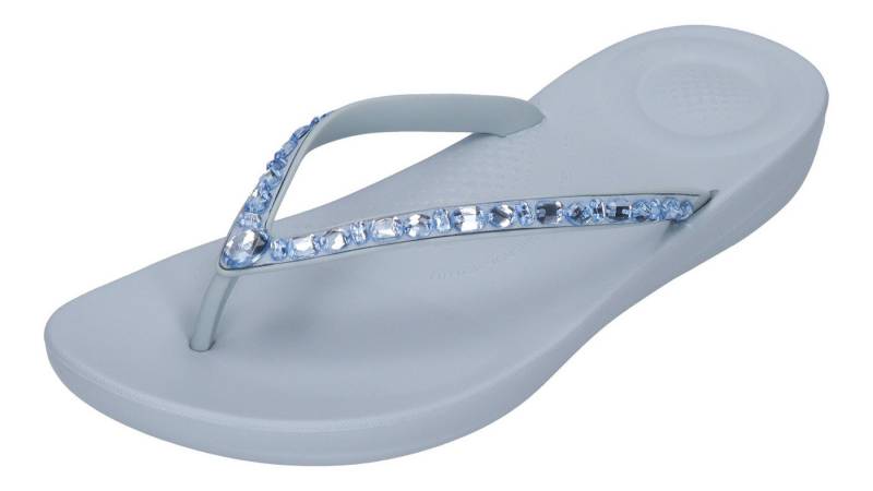 Fitflop IQUSHION MULTI-CRYSTAL ERGONOMIC FLIP Zehentrenner Quiet Blue von Fitflop