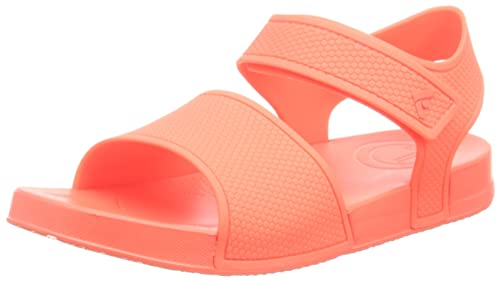 Fitflop Iqushion Kids Eergonomic Back Strap Sandale, Neon Orange, 21 EU von Fitflop