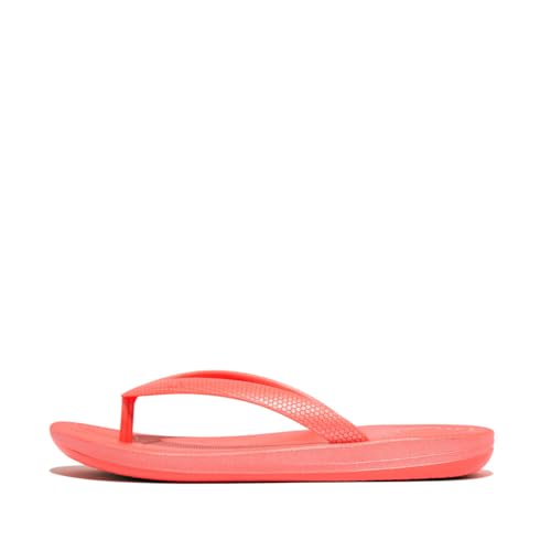 Fitflop Mädchen Iqushion Kinder-flip-flops, Ergonomisch, Schimmernd Flipflop, Rosige Koralle, 31 EU von Fitflop