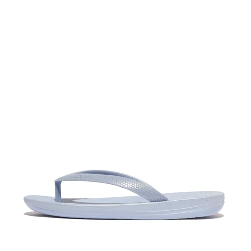 Fitflop Iqushion Kinder-Flip-Flops, ergonomisch, schimmernd Flipflop, Skywash Blue, 30 EU von Fitflop