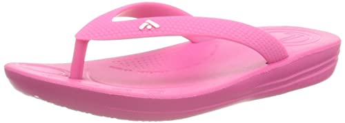 Fitflop Iqushion Kids Ergonomische Zehentrenner Flipflop, Rosa Marmelade, 30 EU von Fitflop