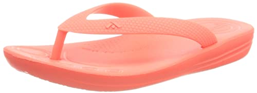 Fitflop Iqushion Kids Ergonomische Zehentrenner Flipflop, neon-orange, 30 EU von Fitflop