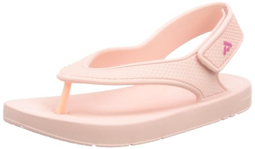 Fitflop Jungen Unisex Kinder Iqushion Flip-Flop für Kleinkinder, solide, mit Rückengurt Flipflop, Rosa Salz, 28 EU von Fitflop