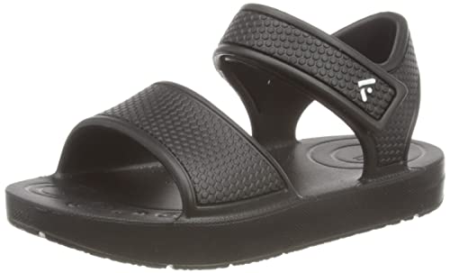 Fitflop Jungen Unisex Kinder Iqushion Kids Ergonomic Back Strap Sandale, Black, 25 EU von Fitflop