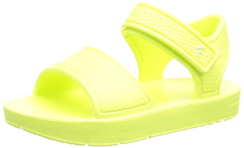 Fitflop Jungen Unisex Kinder Iqushion Kids Ergonomic Back Strap Sandale, Electric Yellow, 22.5 EU von Fitflop