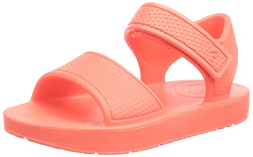 Fitflop Jungen Unisex Kinder Iqushion Kids Ergonomic Back Strap Sandale, Neon Orange, 25 EU von Fitflop