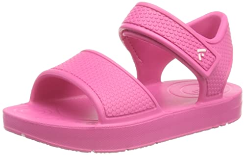 Fitflop Jungen Iqushion Kindersandale mit ergonomischem Rückenriemen, Pink Jam, 25 EU von Fitflop