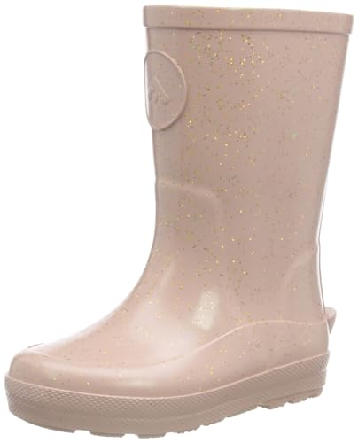 Fitflop Jungen Unisex Kinder Wonderwelly Sparkle für Kleinkinder Mode-Stiefel, Roségold Glitzer, 28 EU von Fitflop