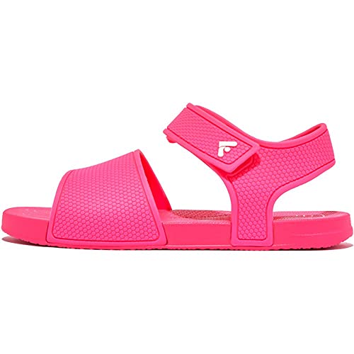 Fitflop Kids Iqushion Sandal with Backstrap Solid Flipflop, Magenta Pink, 32 EU von Fitflop