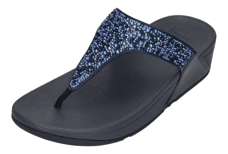 Fitflop LULU CRYSTAL-MIX TOE-POST Zehentrenner Midnight Navy von Fitflop