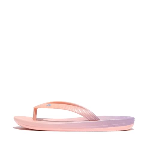 Fitflop Mädchen Iqushion Kids Junior Ombre-pearl Zehentrenner Flipflop, Blushy Mix, 17 EU von Fitflop