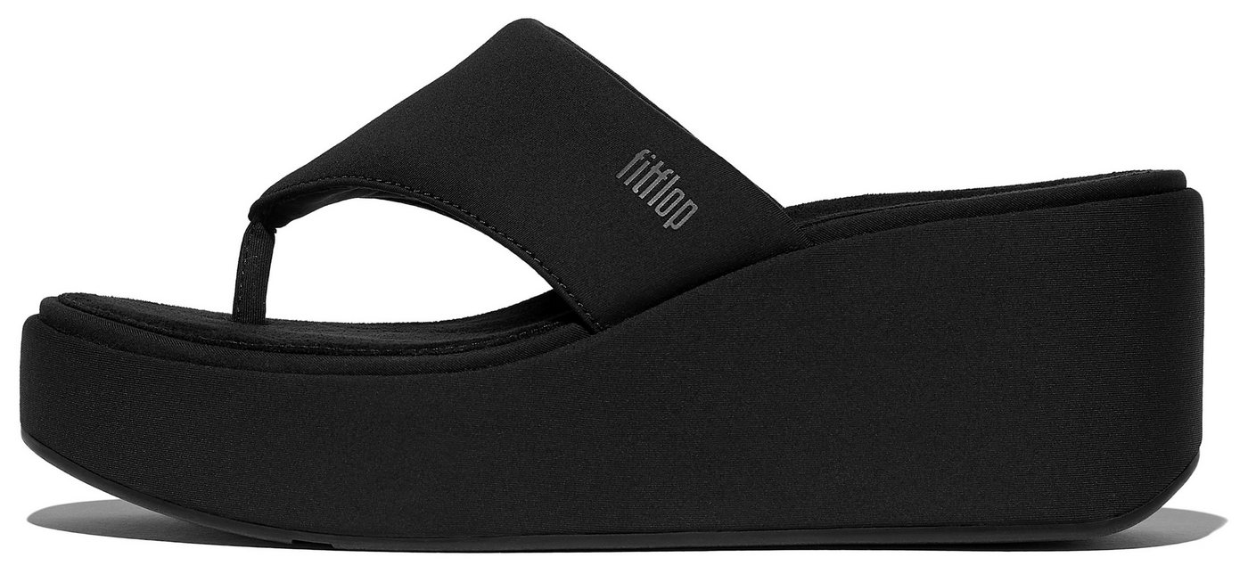 Fitflop PLATFFORMS WEDGE Zehentrenner, Keilsandale, Plateauschuh mit gepaddeter Bandage von Fitflop