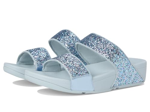 Fitflop Pantoletten LULU MULTI-TONAL GLITTER SLIDES quiet blue, Größe:43 EU Fitflop Pantoletten LULU MULTI-TONAL GLITTER SLIDES quiet blue, Größe:43 EU von Fitflop