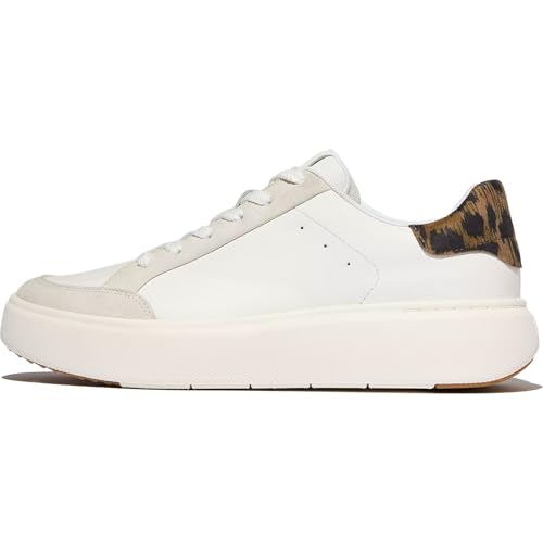 Fitflop RTG Leopard Backtab Leather Trainers EU 41 von Fitflop