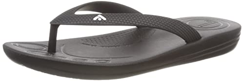 Fitflop Jungen Unisex Kinder Iqushion Kids Junior Ergonomic Flip-Flops Flipflop, Schwarz, 17 EU von Fitflop