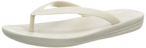 Fitflop Unisex Kinder Kids Iqushion Flip-flop mit Perlglanzeffekt Flipflop, Silber, 30 EU von Fitflop