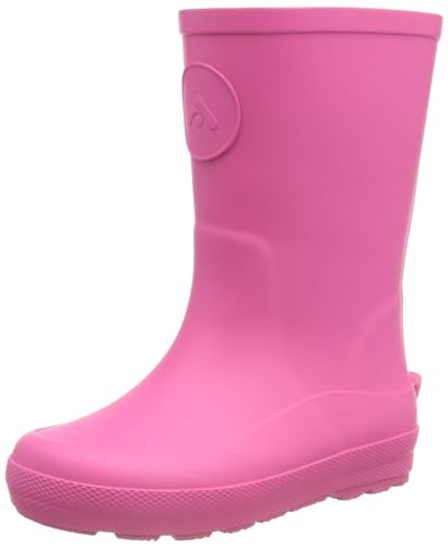 Fitflop Unisex WONDERWELLY Kids Toddler Ergonomic RAIN Boots Fashion, Pink Jam von Fitflop